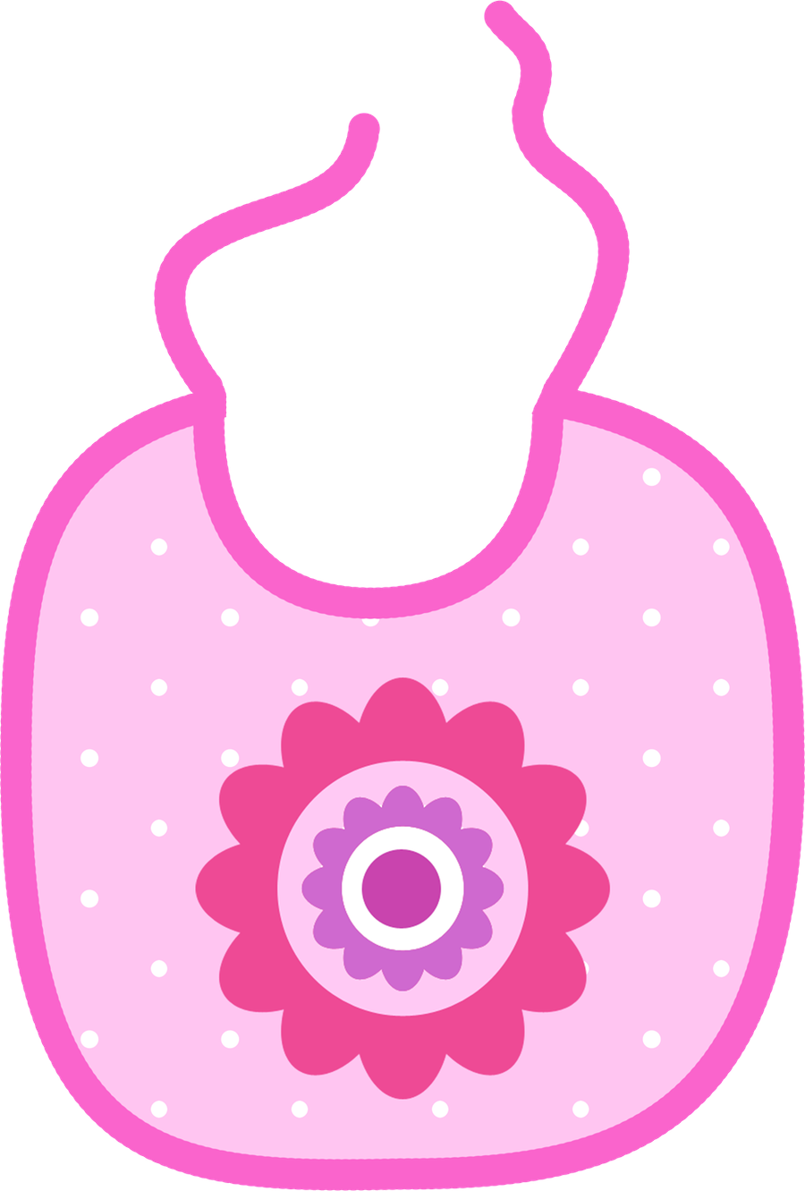 onesie clipart pink baby bib