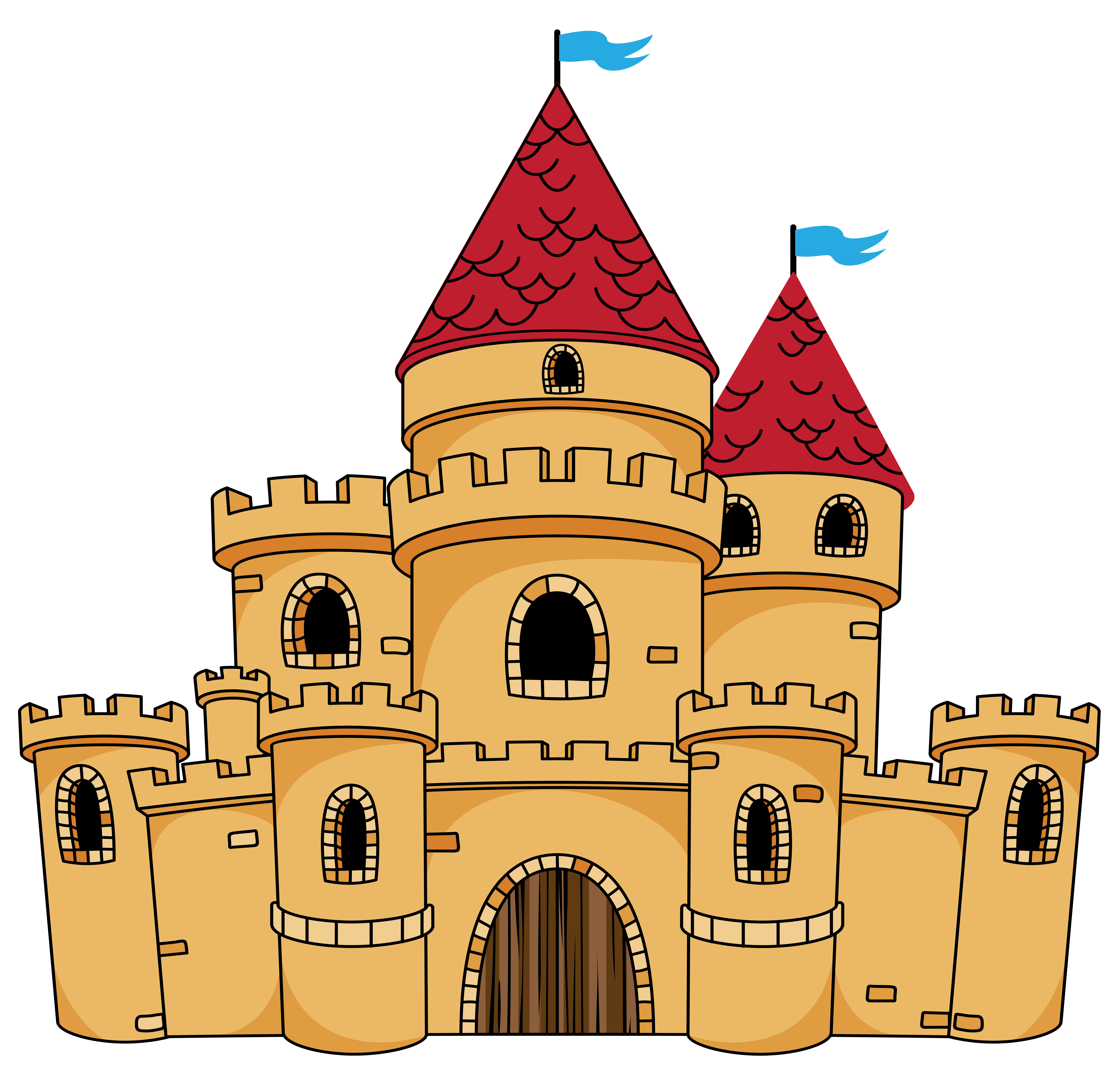 Old castle png picture. Clipart books fairytale