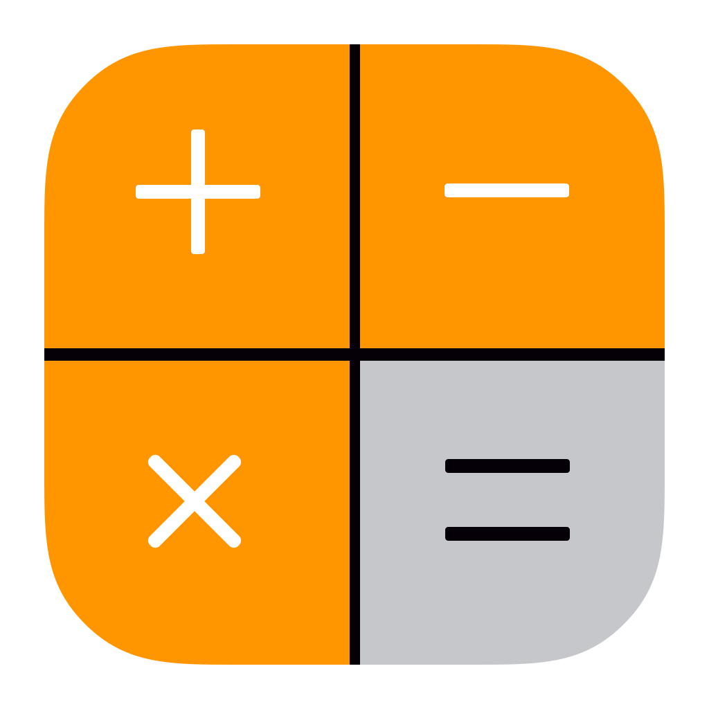 orange clipart calculator