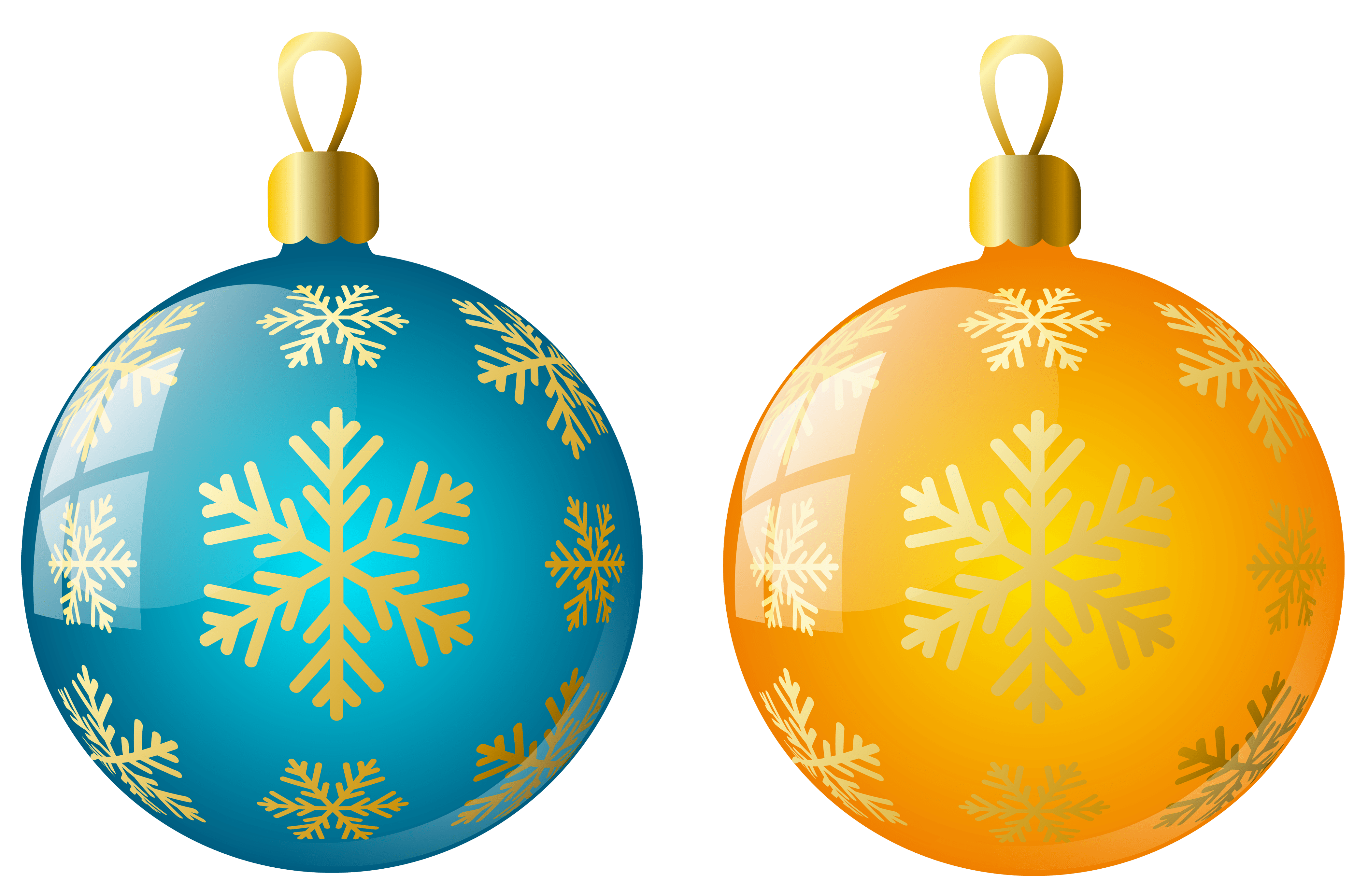 ornaments clipart orange