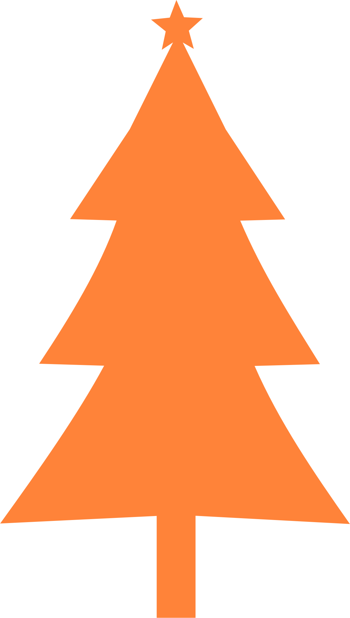 orange clipart christmas