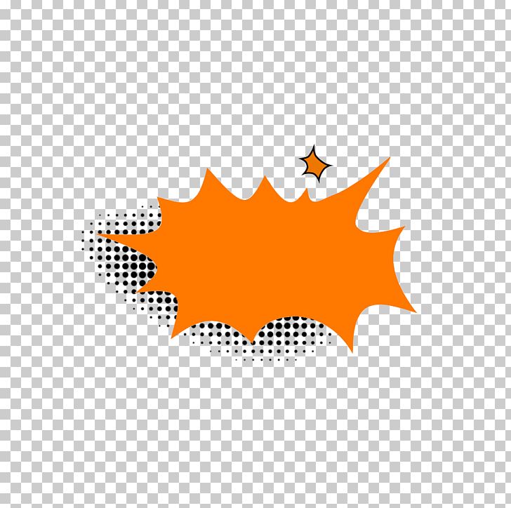 orange clipart explosion