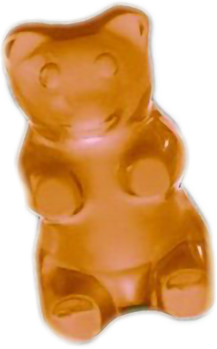 orange clipart gummy bear