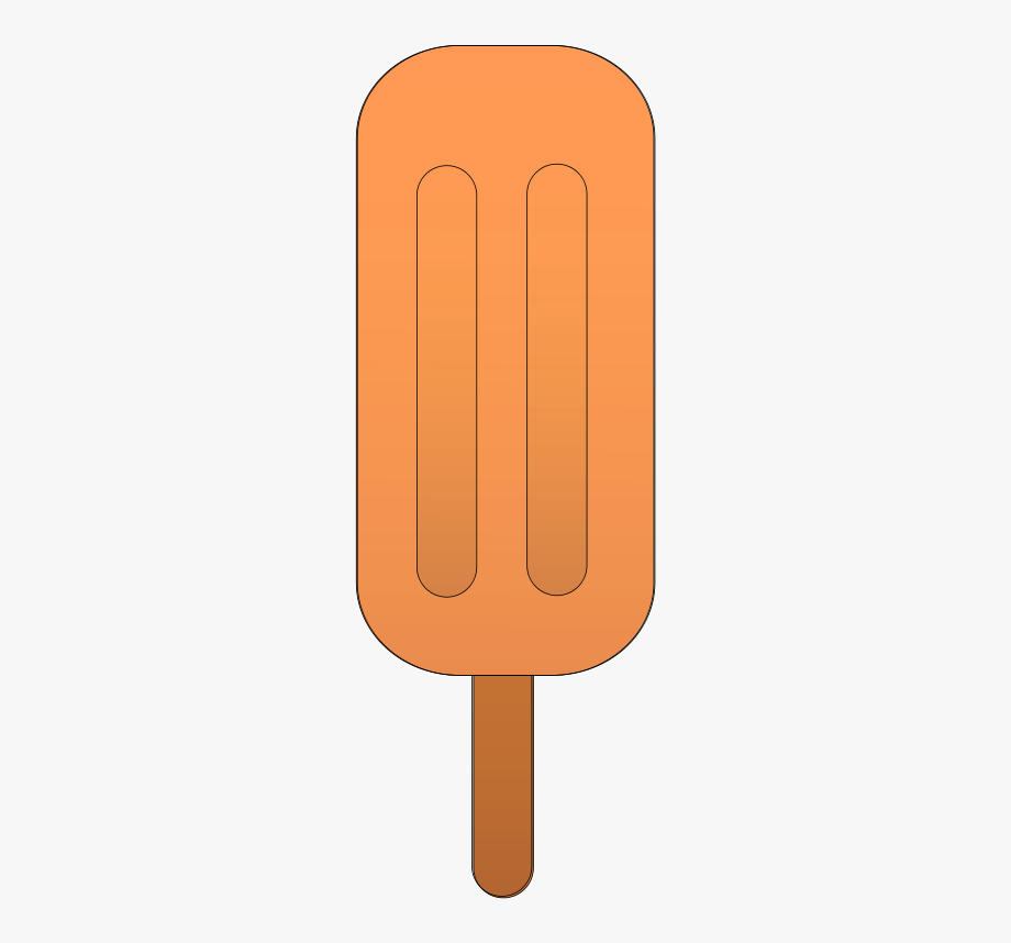 oranges clipart ice lolly