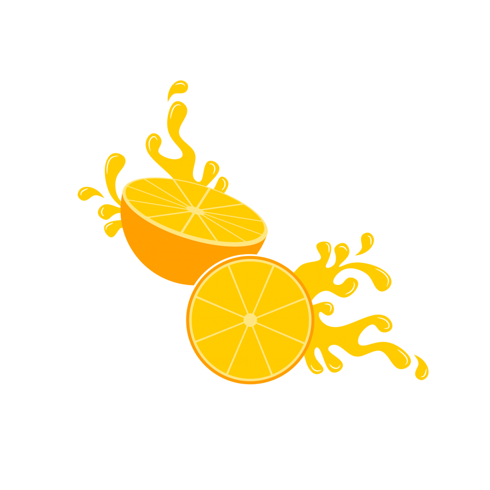 orange clipart objects