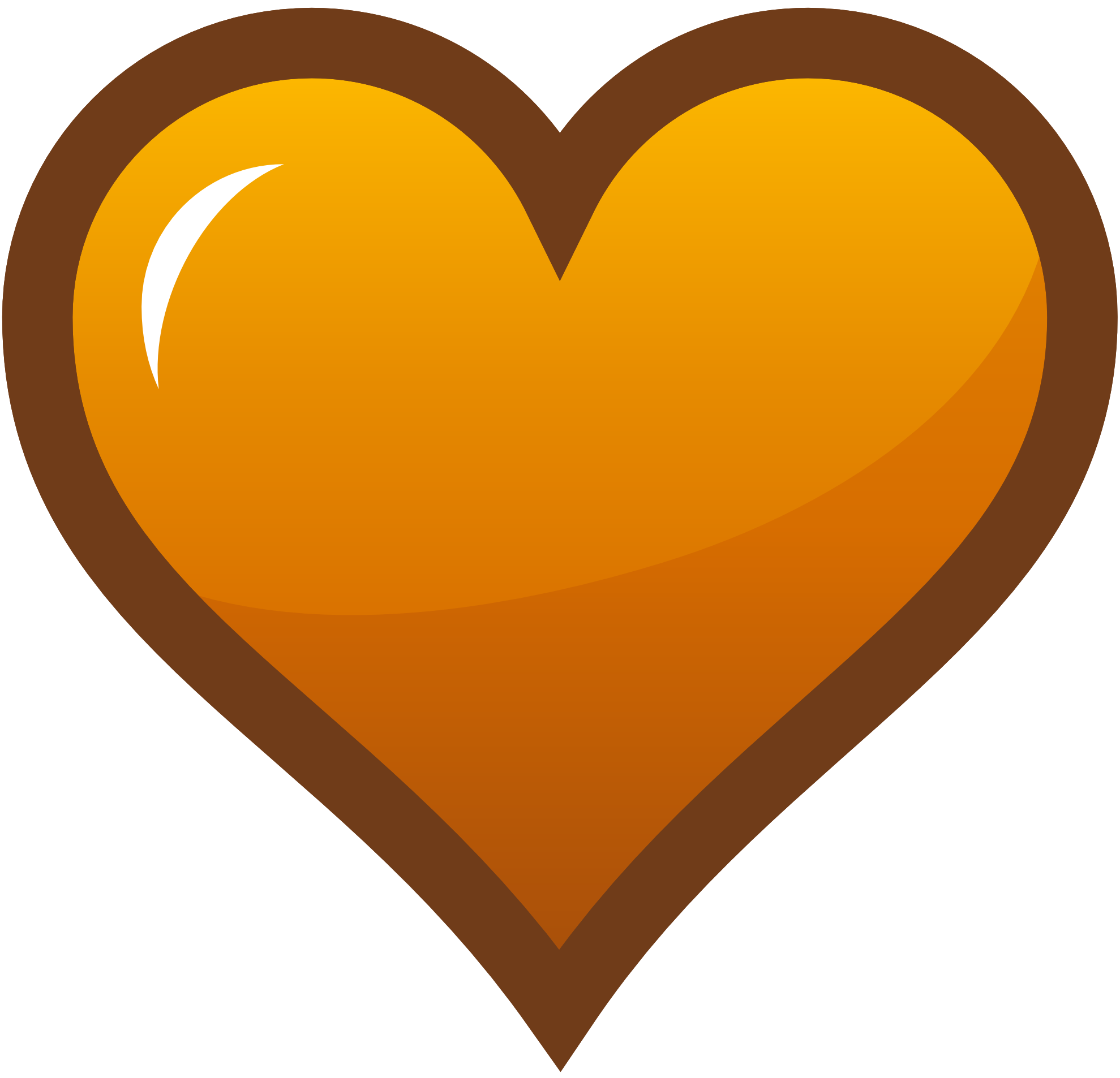 Orange clipart oragne. Heart free download best