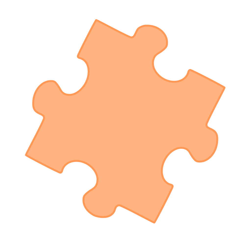puzzle clipart single