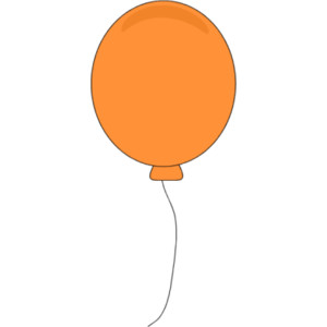 oranges clipart balloon