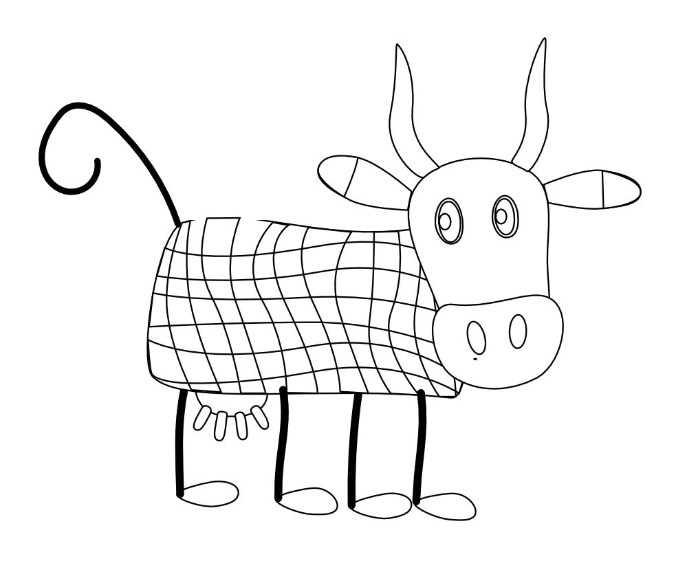 ufo clipart cow