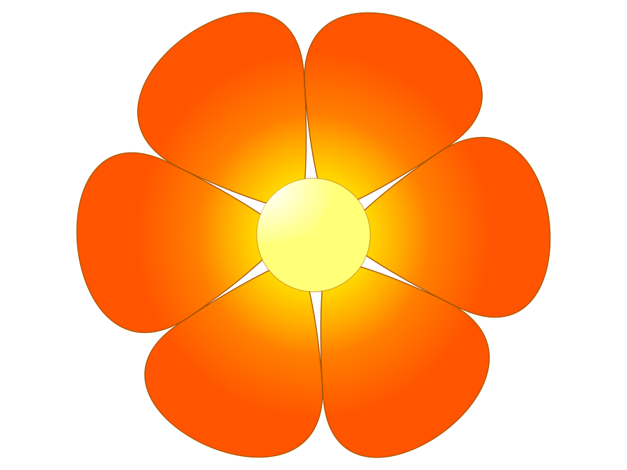 Cliparts free download clip. Flowers clipart orange