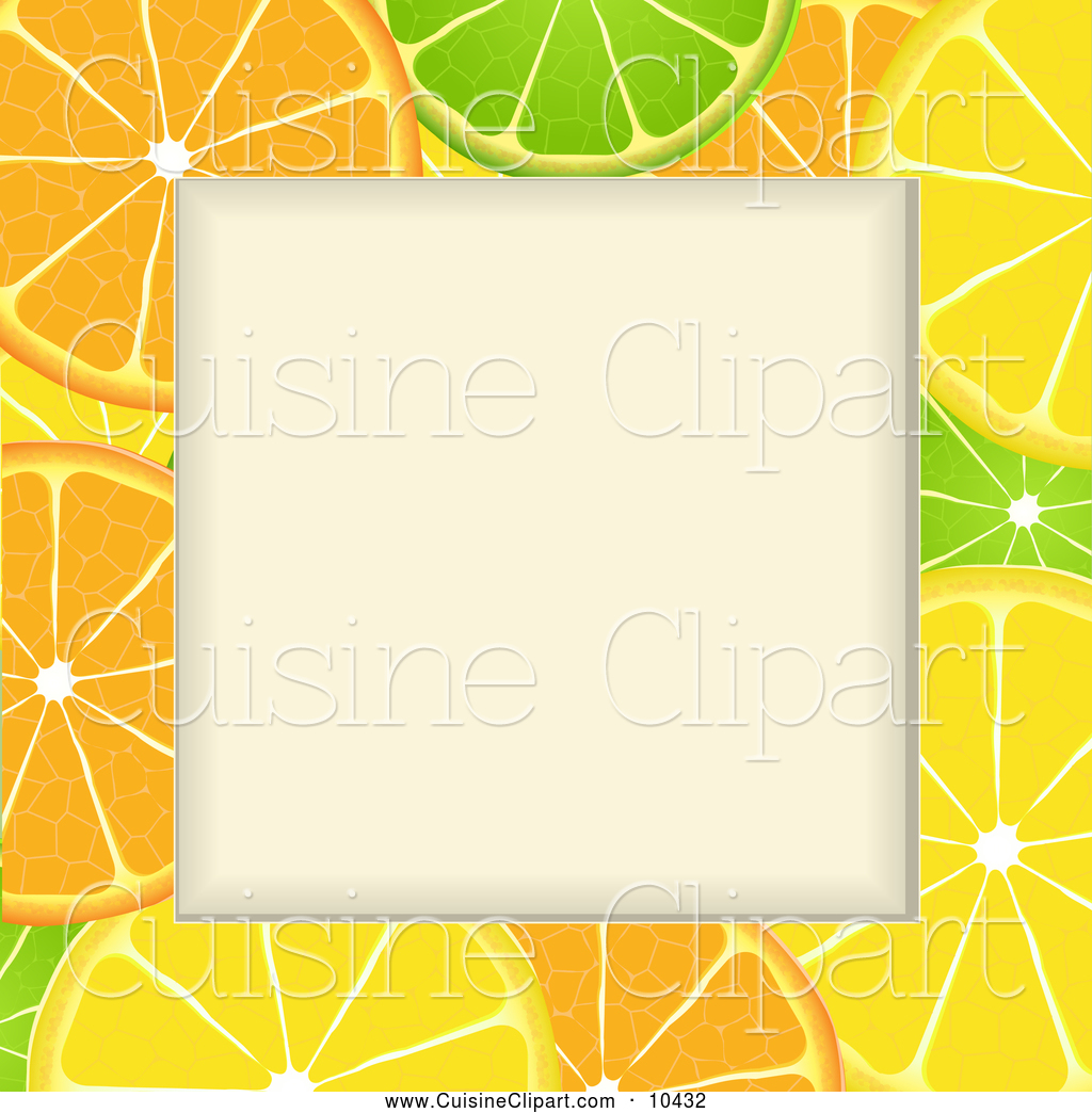 Oranges clipart picture frame. Cuisine of an orange