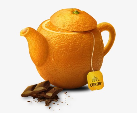 oranges clipart teapot