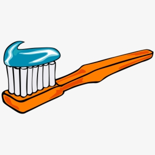 oranges clipart toothbrush
