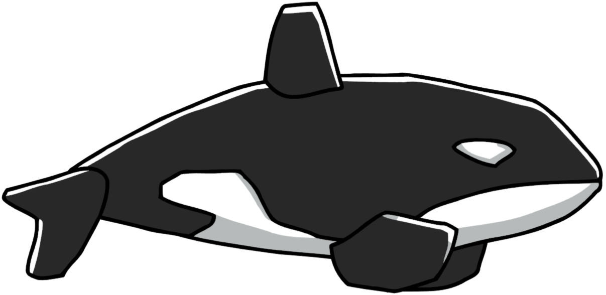 Scribblenauts wiki fandom powered. Orca clipart killer whale