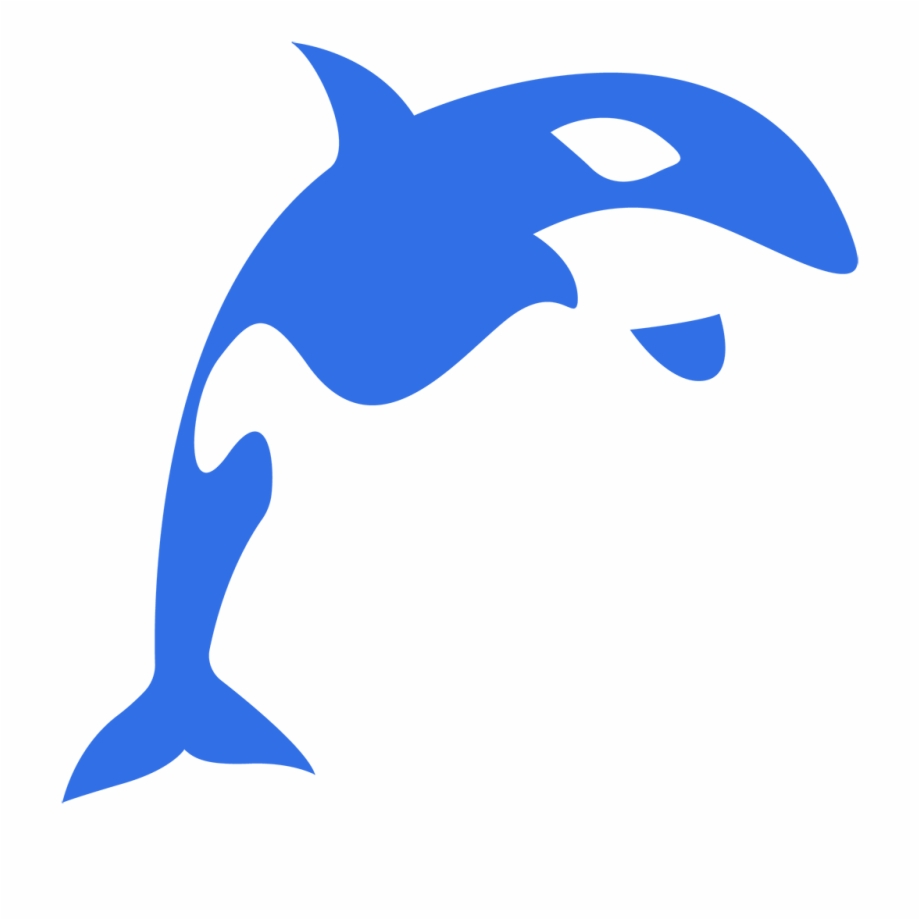 orca clipart tail