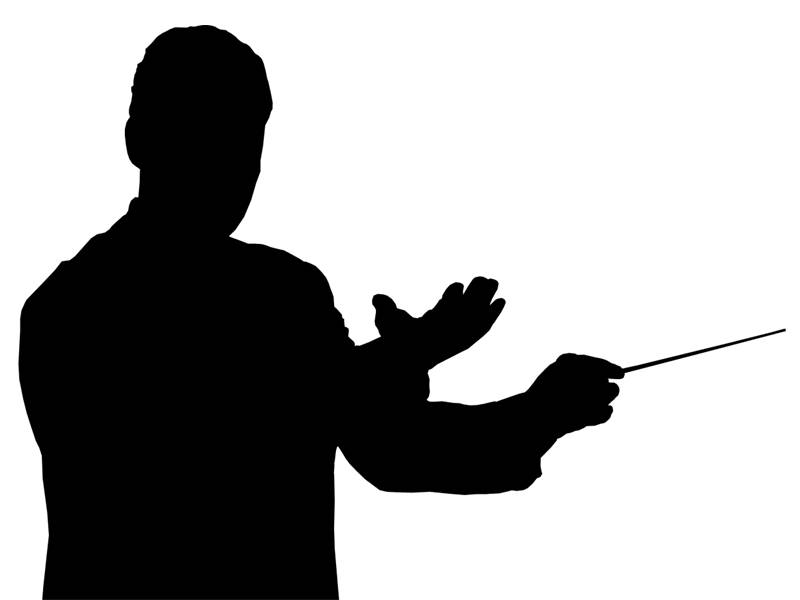 orchestra clipart band director