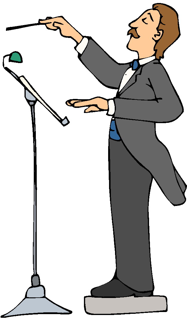 orchestra clipart band director