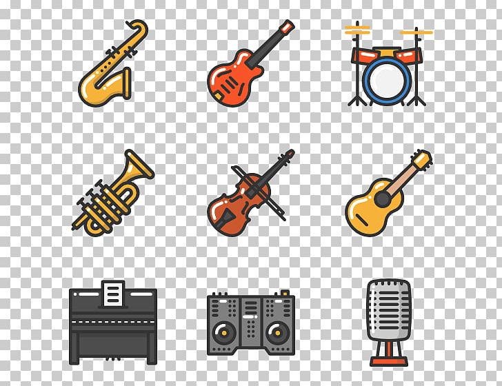 Musical instruments icons png. Orchestra clipart computer music