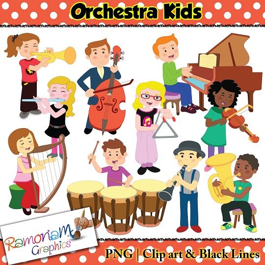 orchestra clipart elementary