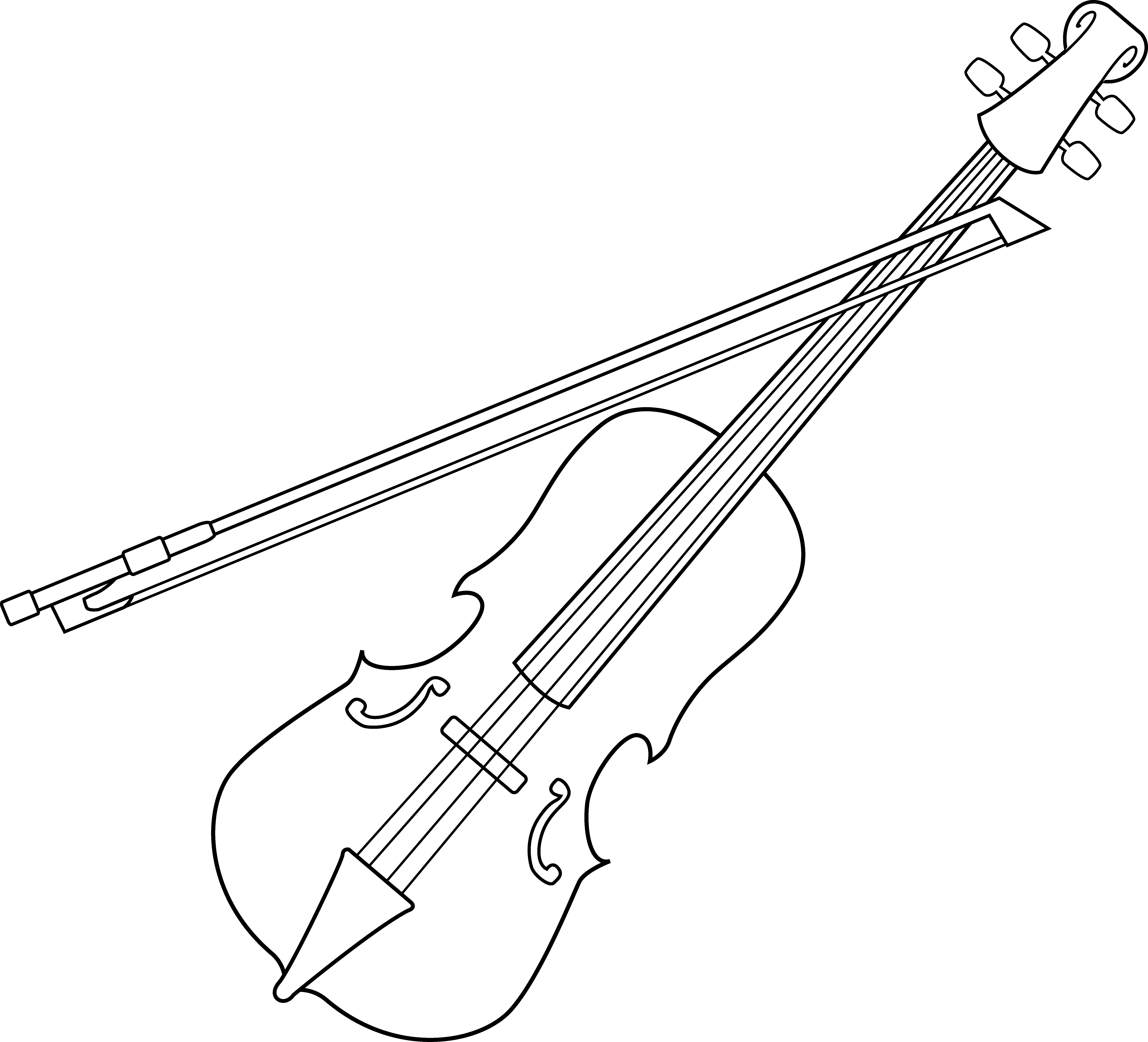 orchestra clipart line art