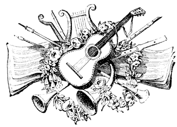 orchestra clipart line art