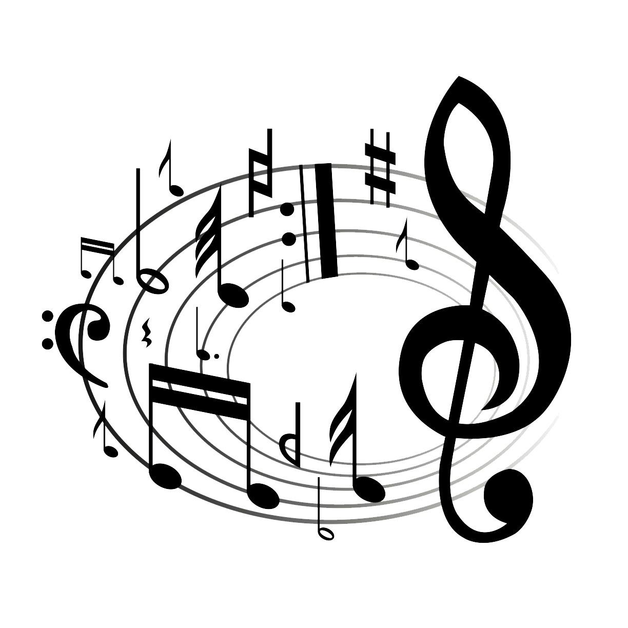 orchestra clipart line art