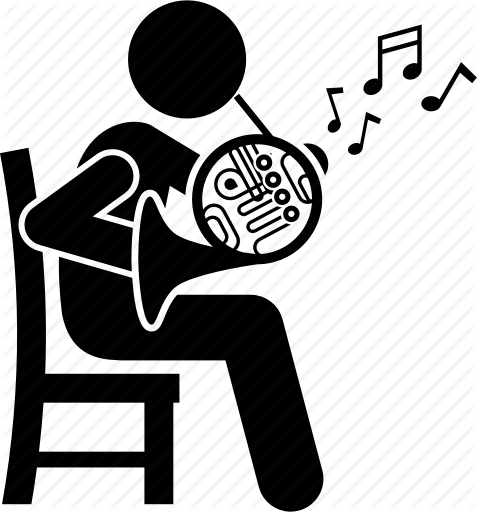 orchestra clipart music icon
