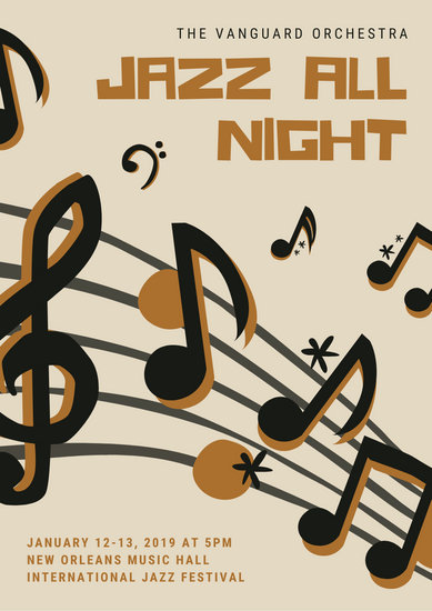orchestra clipart music night