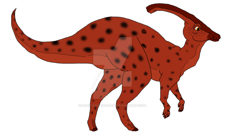 Oreo clipart front. Ruby parasaurolophus by cookie