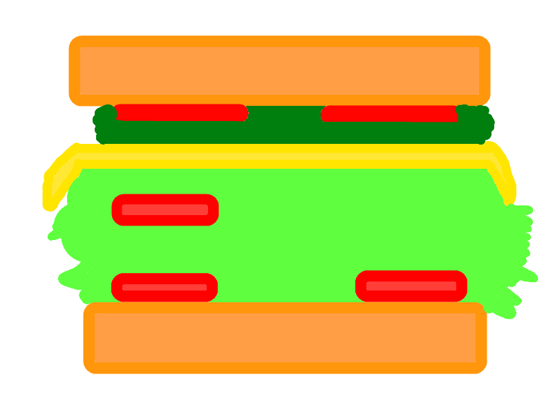 sandwich clipart rectangle object
