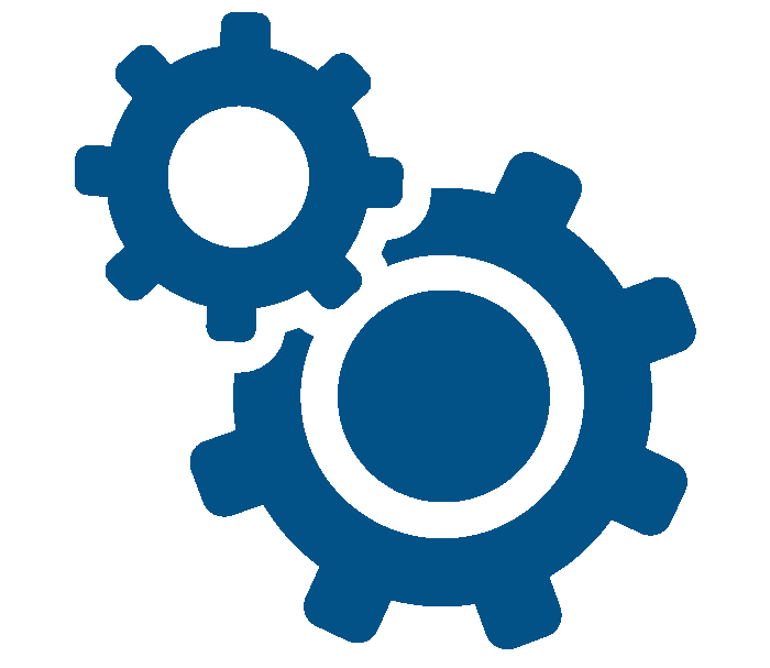 Organization clipart gear. Distribution and supply chain