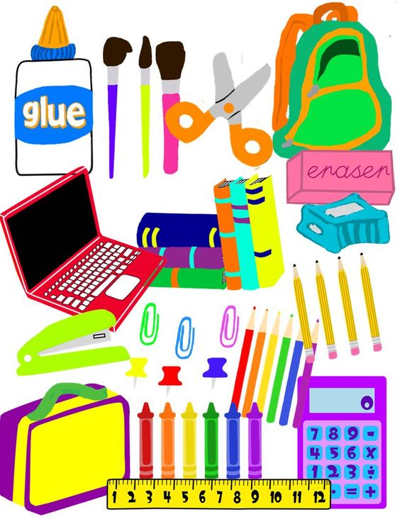 Organization clipart school organization. Supplies and clip art