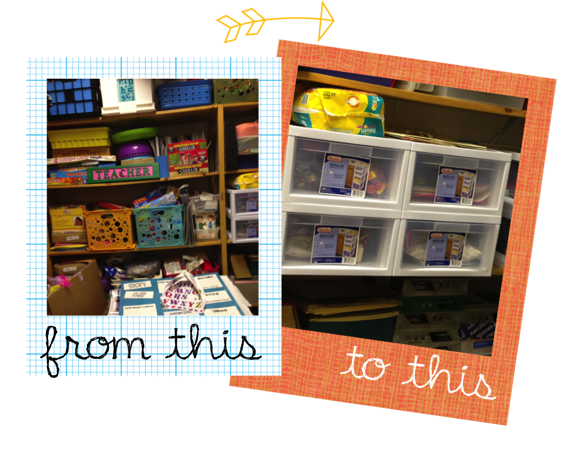 organized clipart classroom shelf