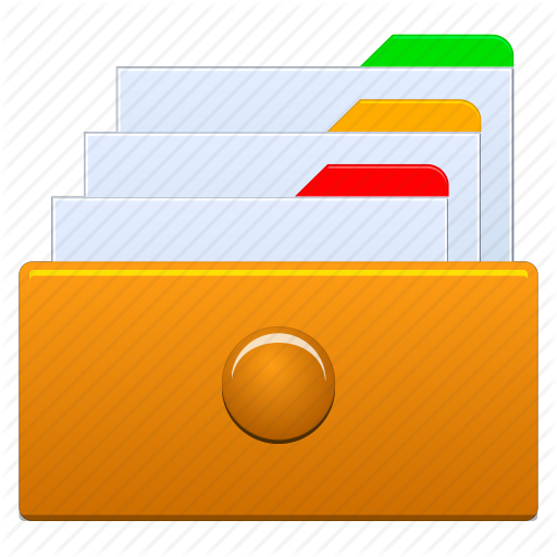 Paper background information yellow. Organized clipart document