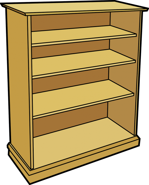 organized clipart organized bookshelf