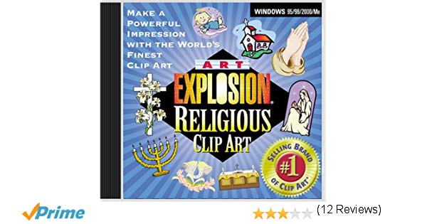 Art explosion religious clip. Organized clipart registry
