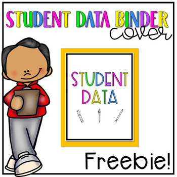 Student binder cover freebie. Organized clipart school data