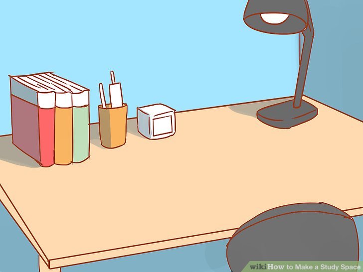 How to make a. Organized clipart study table