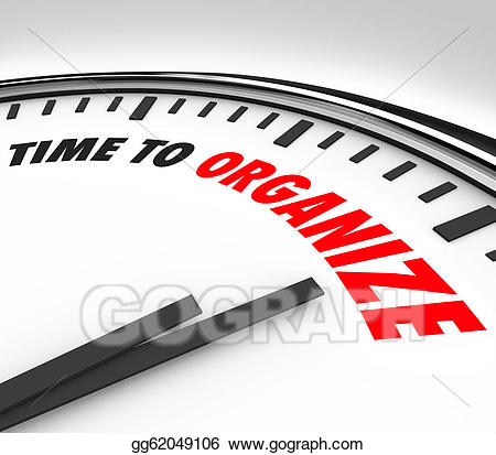 organized clipart time schedule