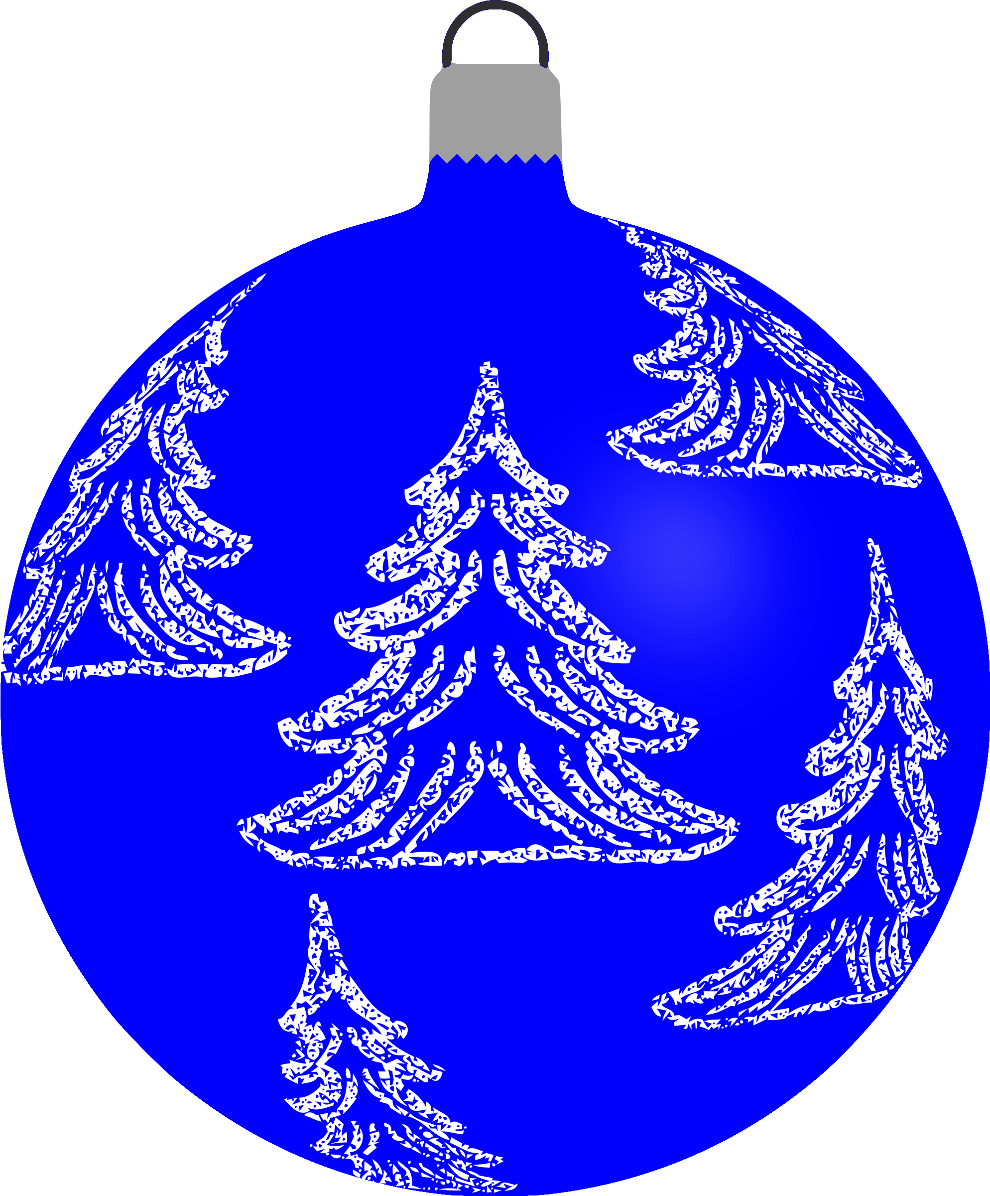 ornament clipart blue