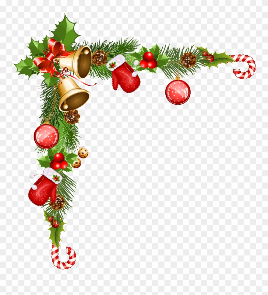 Transparent christmas decorative tanxih. Ornaments clipart banner