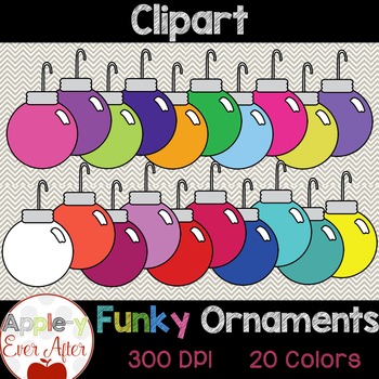 ornaments clipart funky