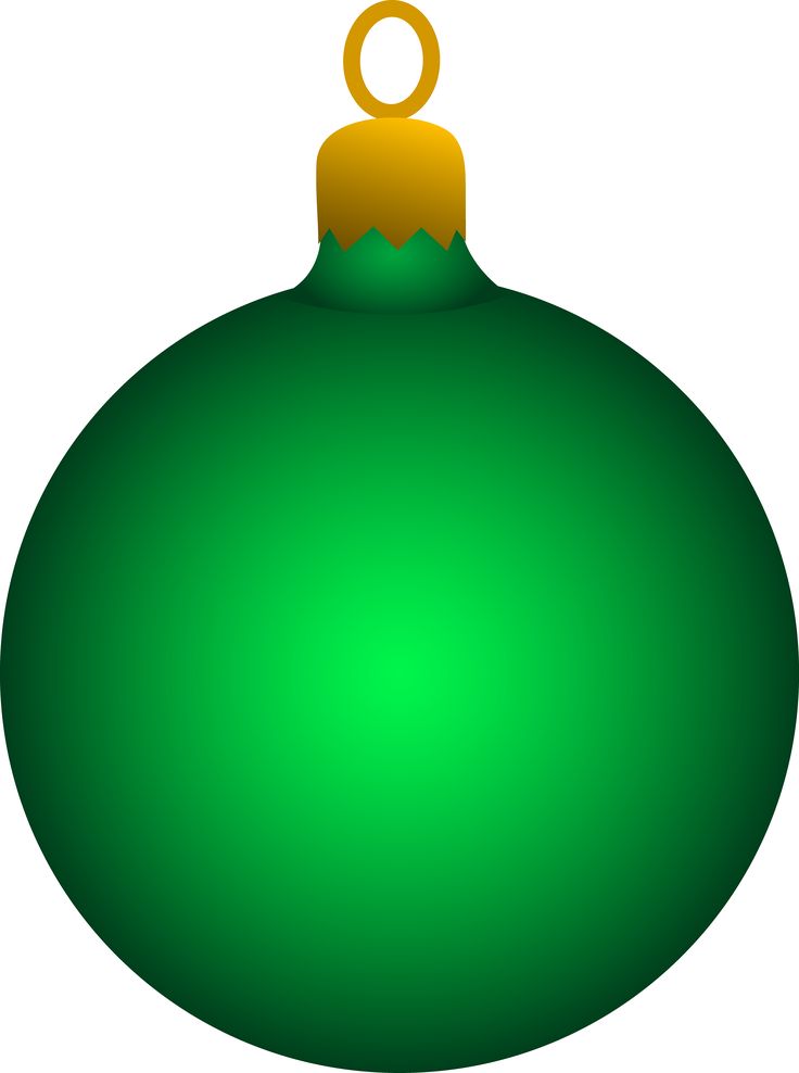 ornament clipart green