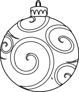 ornament clipart line drawing