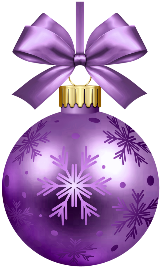 purple clipart ornament