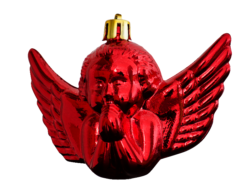 Ornaments clipart shiny red. Christmas ornament angel png