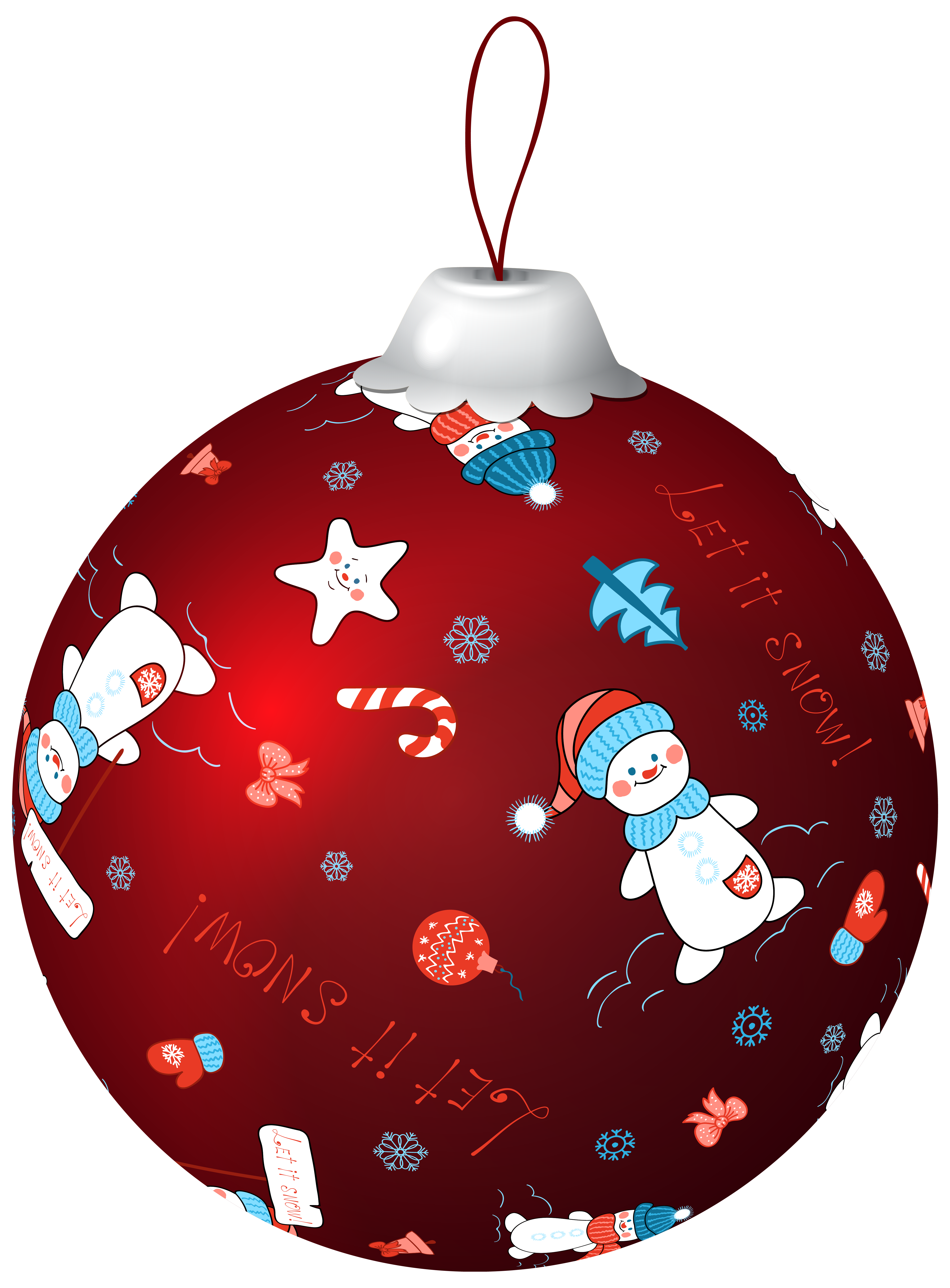 ornament clipart snowman