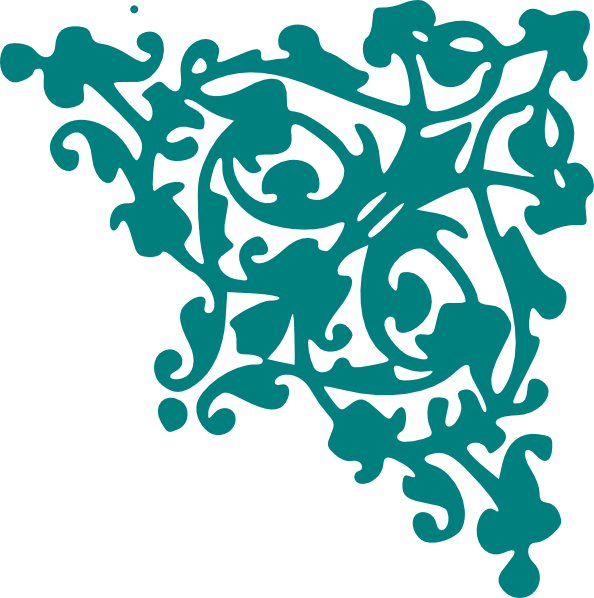 ornaments clipart turquoise