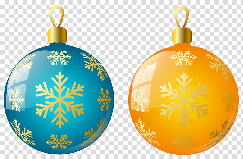 Blue and orange christmas. Ornaments clipart ball