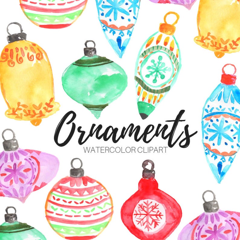 ornaments clipart different shape